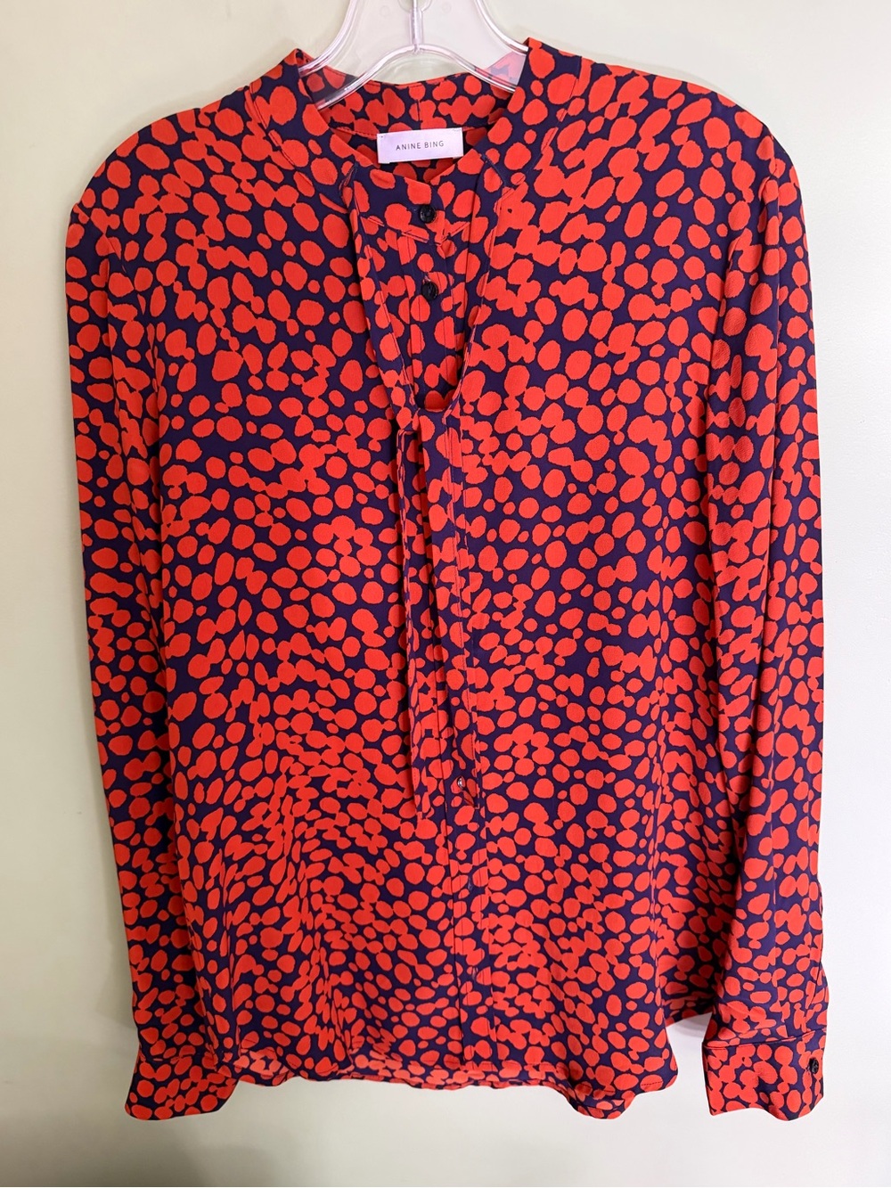 ANINE BING Silk Blouse